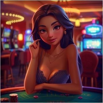 Ilustrasi permainan kasino online dengan grafik menarik di sopi88